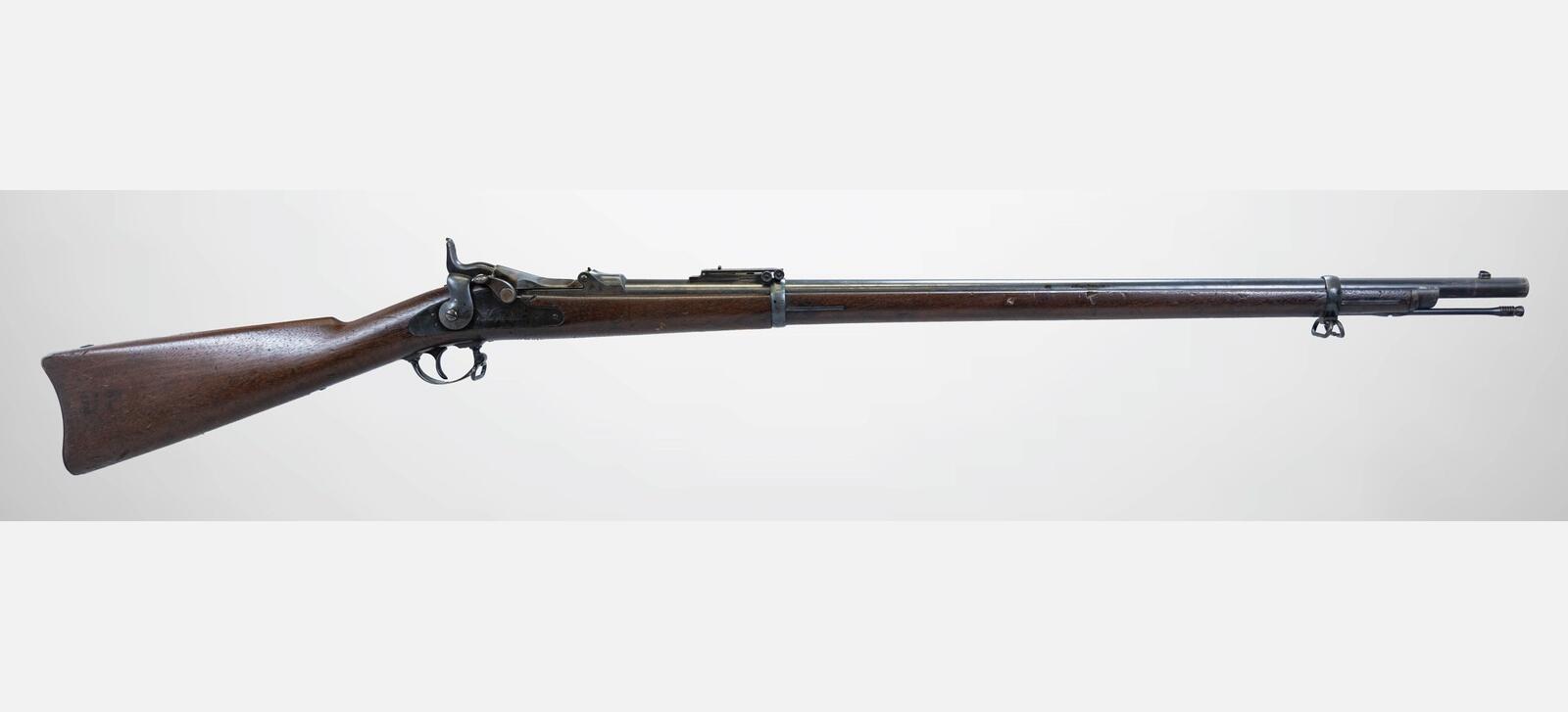 Springfield Model 1873 trapdoor single-shot rifle in .45-70