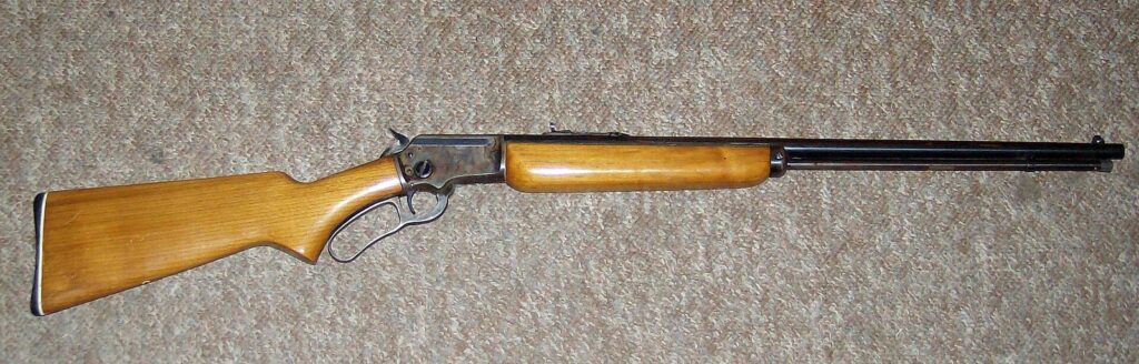 Marlin 39A .22 lever-action rifle, right side