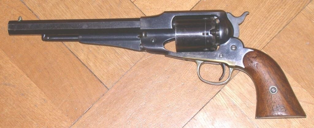 Original Remington New Model Army percussion revolver, right side