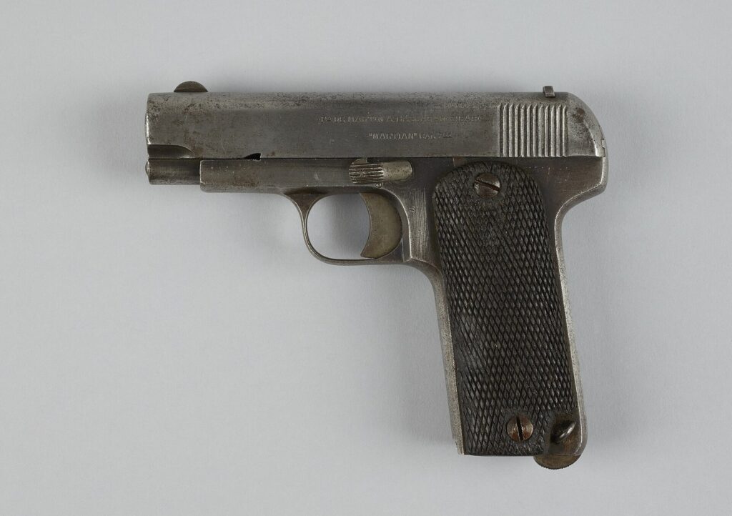 Spanish Ruby-type 7.65mm pistol, Martian model, made for France in World War I
