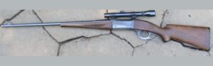 Savage Model 99 lever-action rifle with a scope