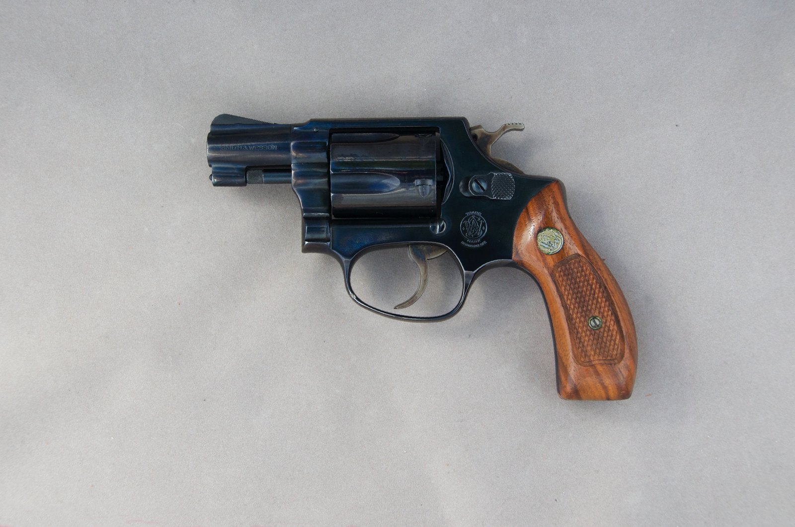 Smith and Wesson Model 36 Chiefs Special five-shot revolver, left side