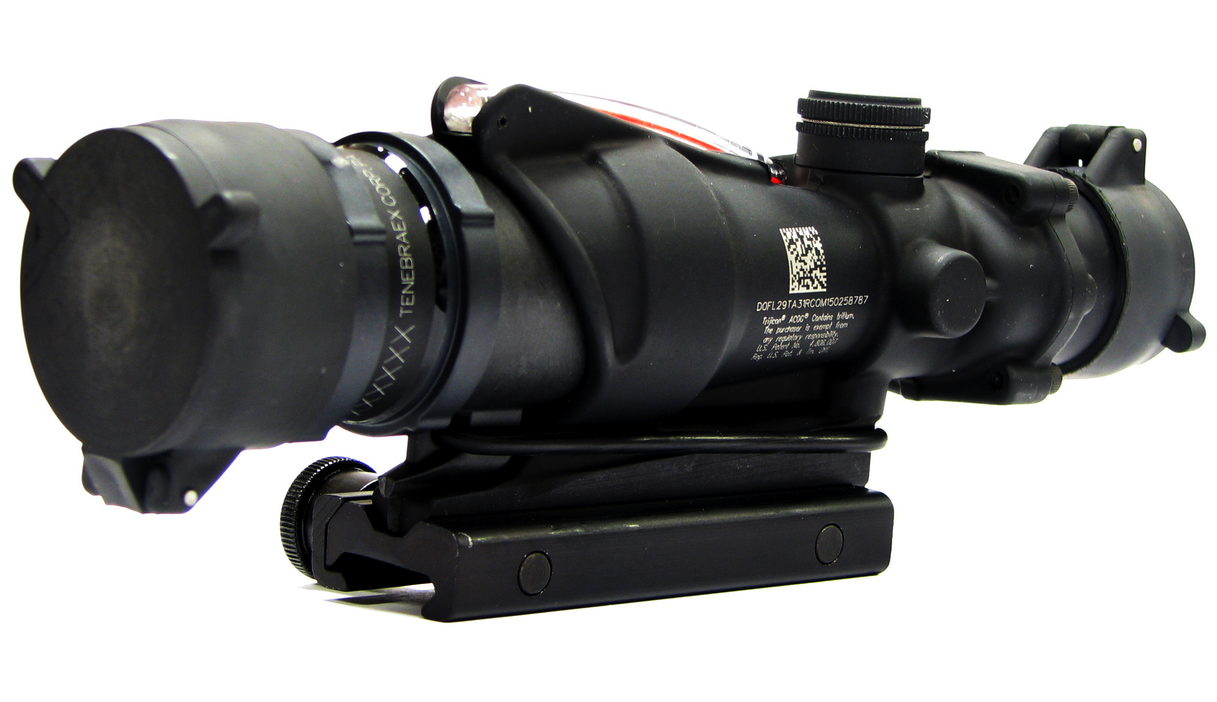 Trijicon ACOG TA31RCO 4x32, the US military M150 Rifle Combat Optic, with its killflash and ARMS mount