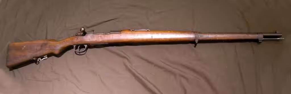 Ottoman Turkish Mauser Model 1893 bolt-action rifle, an antique firearm