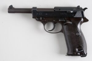 Walther P38 9mm pistol, left side