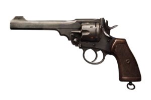 British Webley Mk VI .455 service revolver, right side