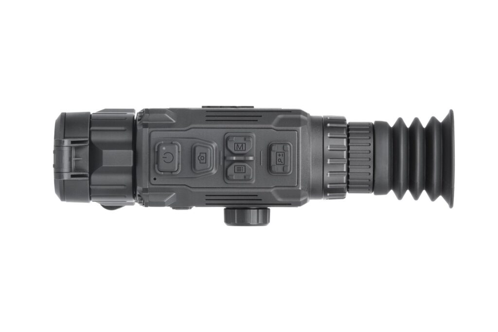 Top view of the AGM Rattler V2 showing its five raised control buttons