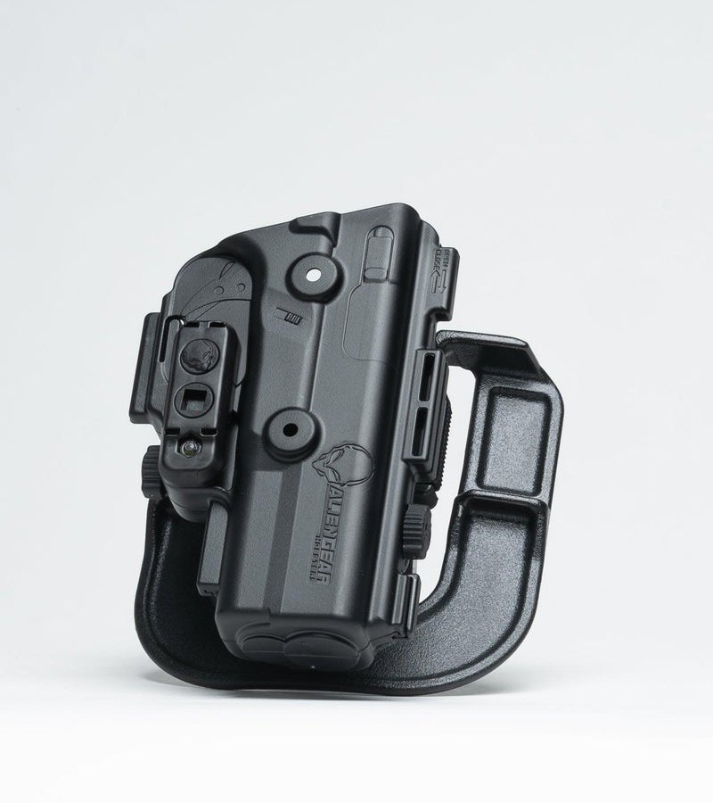 Alien Gear ShapeShift OWB paddle holster in black polymer