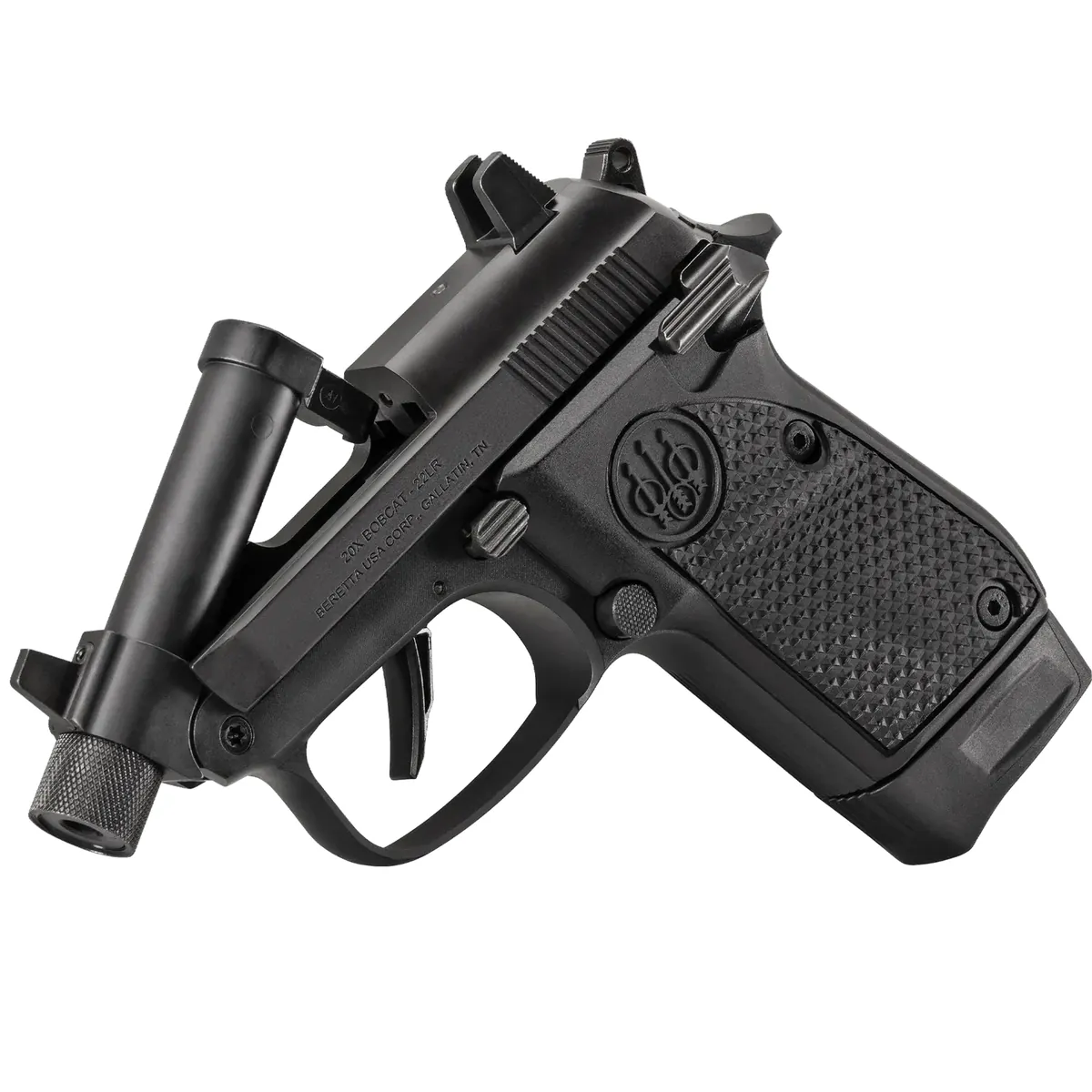 Beretta 20X Bobcat with its tip-up barrel open for loading, Beretta photo