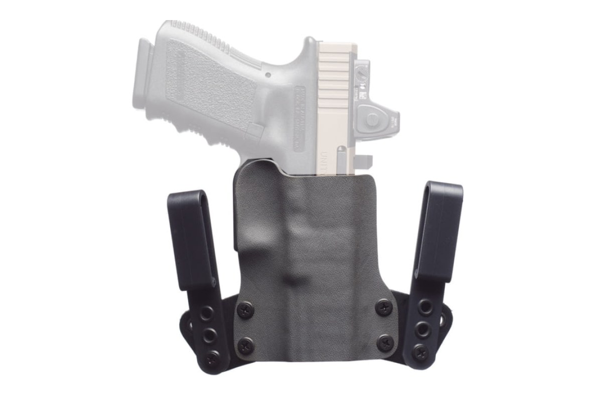 Blackpoint Tactical Mini Wing Kydex IWB holster with twin clips