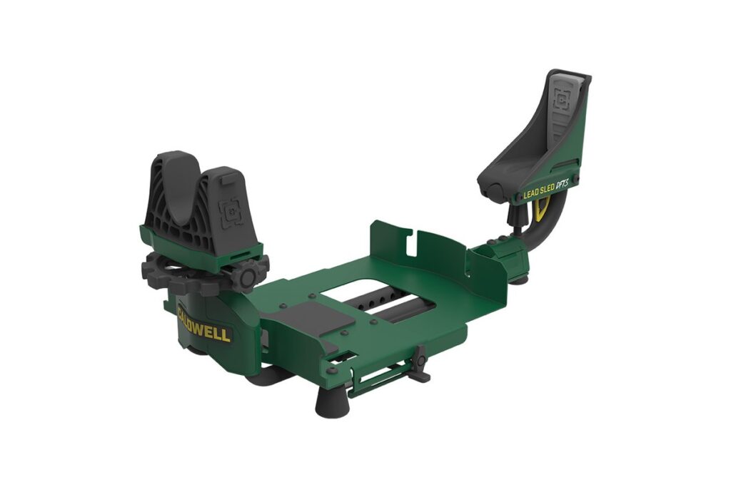 Caldwell Lead Sled DFT 3 recoil-reducing shooting rest with dual frame and weight tray