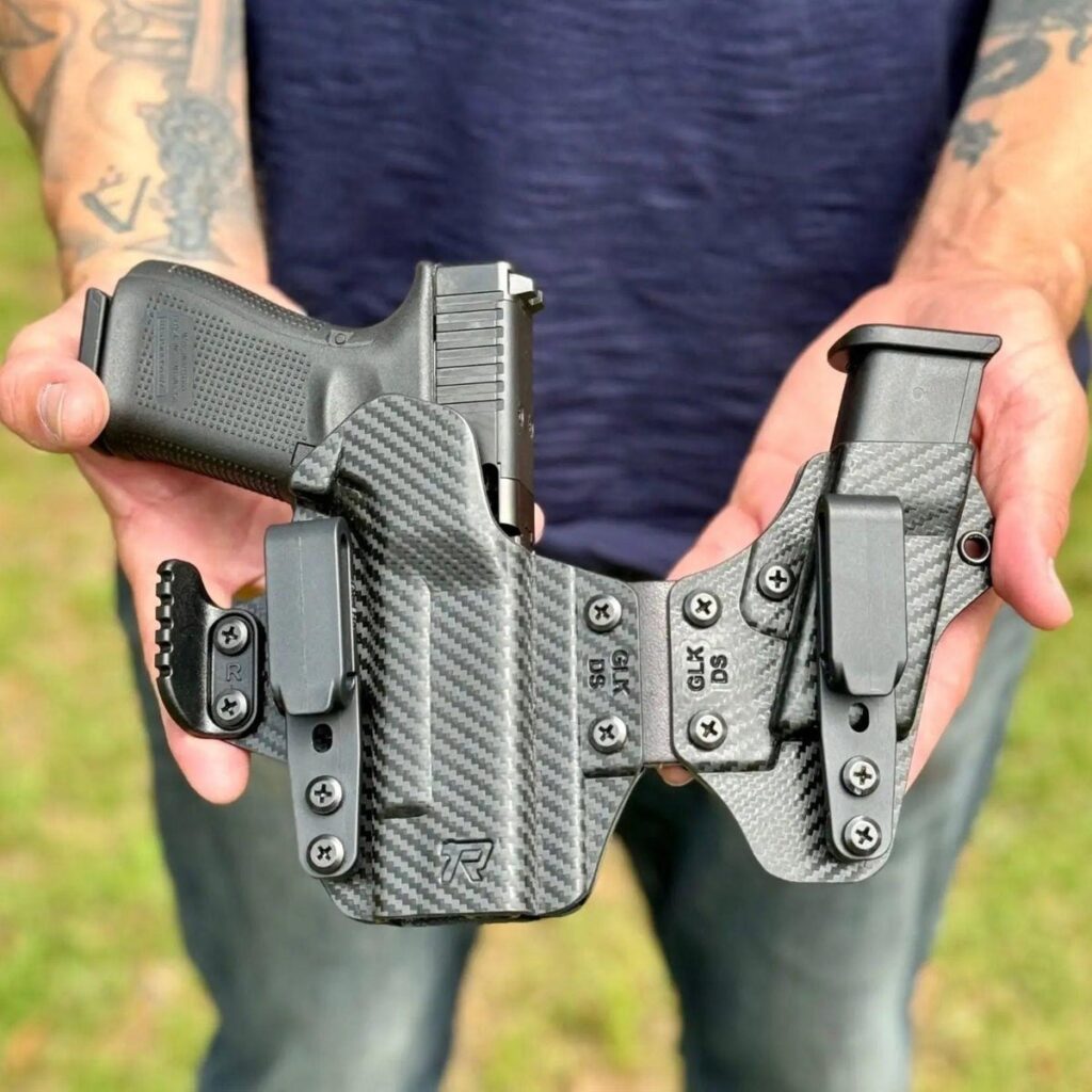 Concealment Express Sidecar appendix holster with a Glock and spare magazine