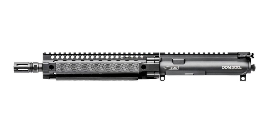 Daniel Defense DDM4 300 S upper receiver group with a 10.3 inch barrel and quad rail