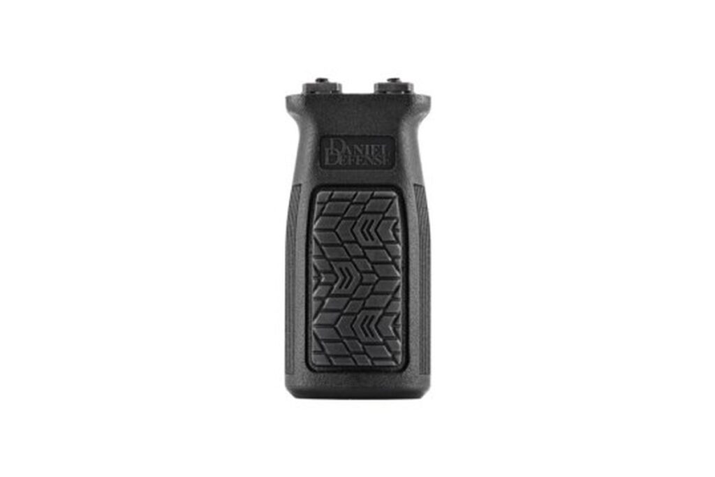 Daniel Defense M-LOK Vertical Foregrip in black with soft-touch rubber overmolding