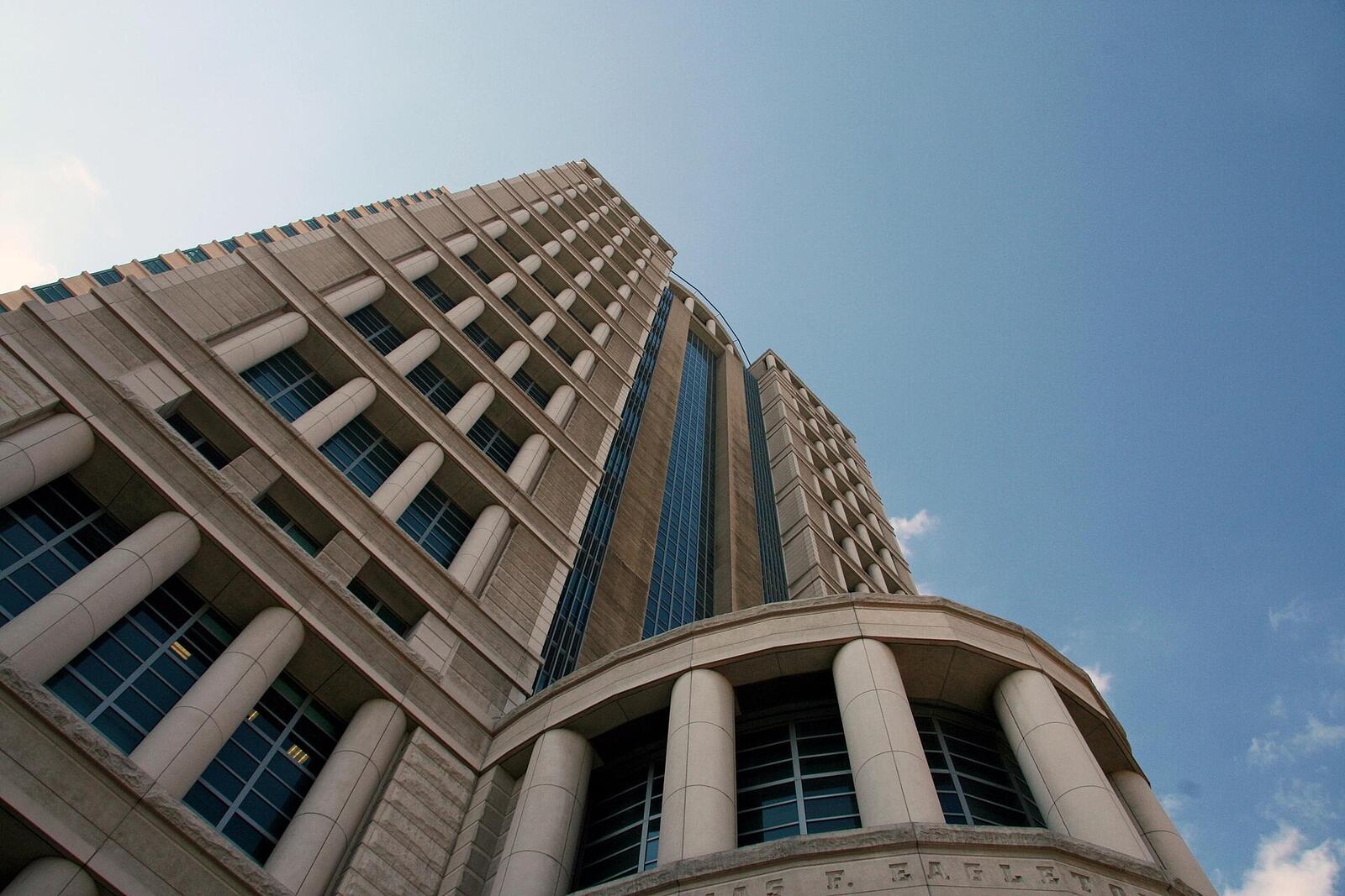 Thomas F. Eagleton U.S. Courthouse in St. Louis, home of the federal court hearing Brown v. ATF