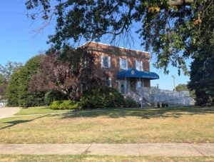 Pennsauken Township municipal building in New Jersey, the town whose gun permit process DOJ is investigating