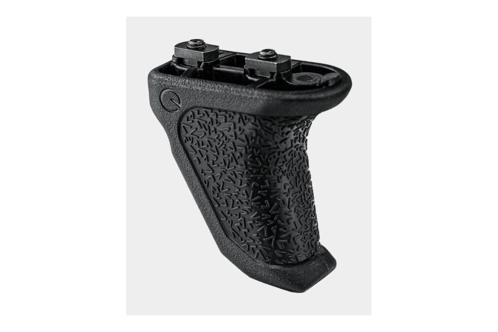 Emissary Development Handbrake X M-LOK hand stop in black with rubber texture