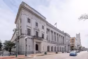 The John Minor Wisdom U.S. Court of Appeals Building in New Orleans, home of the Fifth Circuit