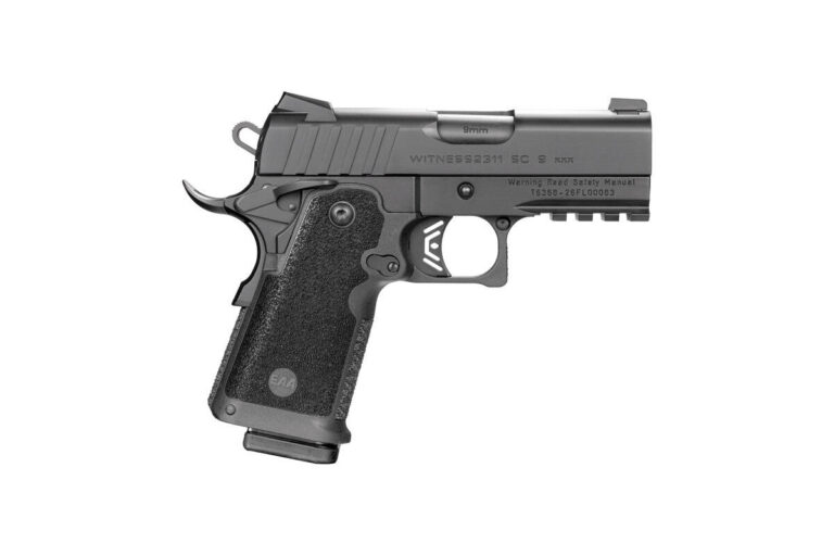 Girsan Witness2311 SC9 XXX compact double-stack 9mm 1911 in black, right side, EAA product photo