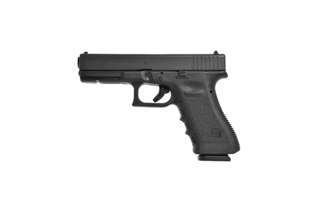Glock 22 Gen 3 full-size .40 S&W pistol left side