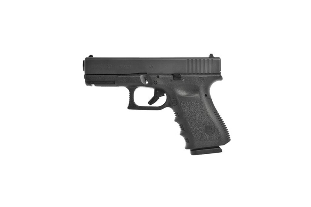 Glock 23 Gen 3 compact .40 S&W pistol, the generation most police trade-ins are