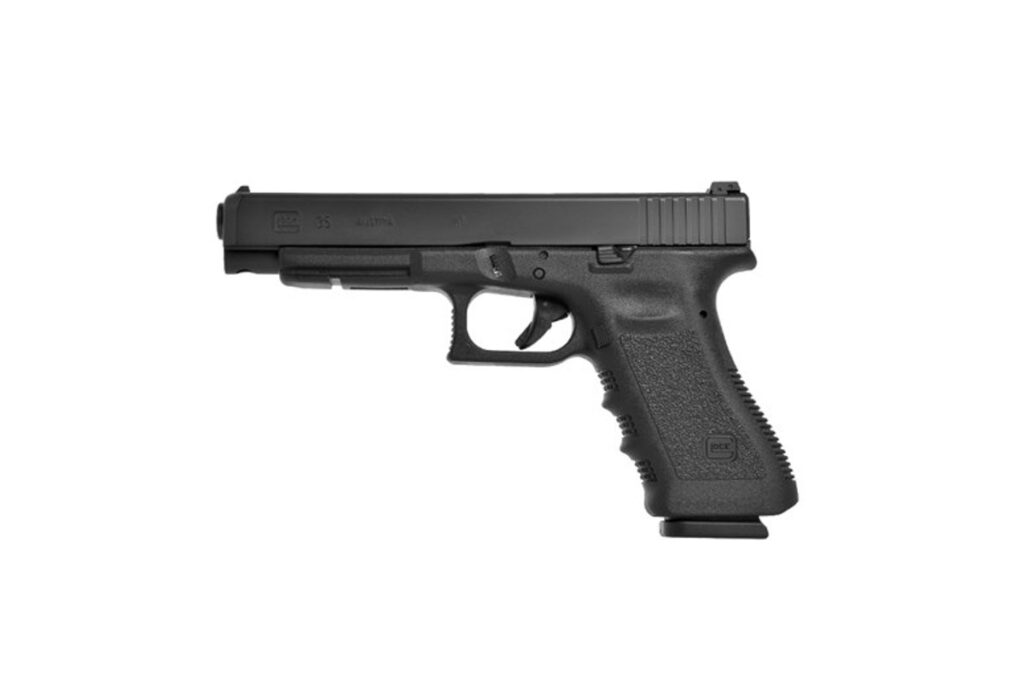 Glock 35 Gen 3 long-slide competition .40 S&W pistol left side