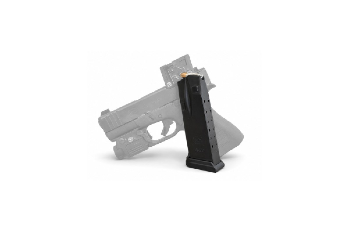 GLOCK factory 15-round steel magazine for the Glock 43X and 48