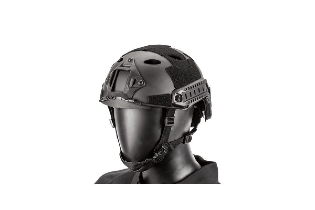 Haven Gear black bump helmet on a mannequin head