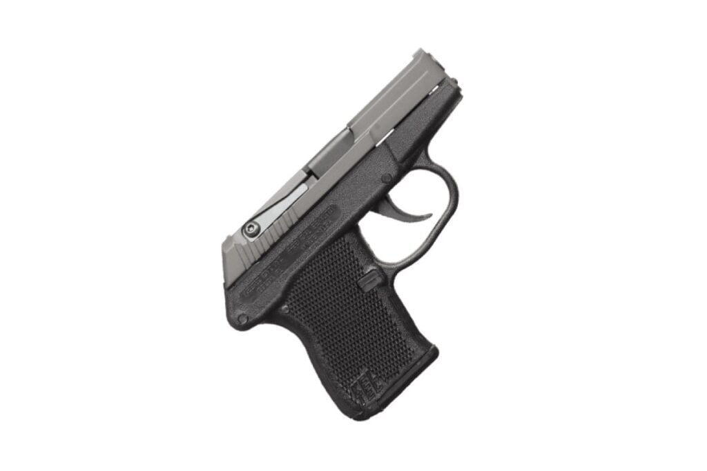 Kel-Tec P32 .32 ACP pocket pistol with black polymer frame