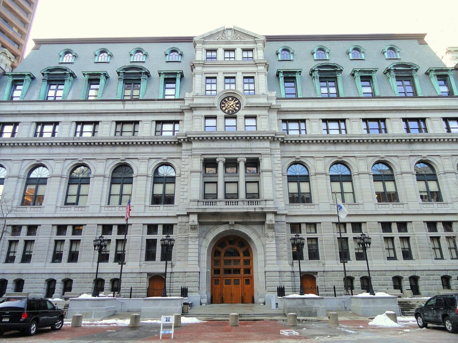 The John Adams Courthouse in Boston, home of the Massachusetts Supreme Judicial Court