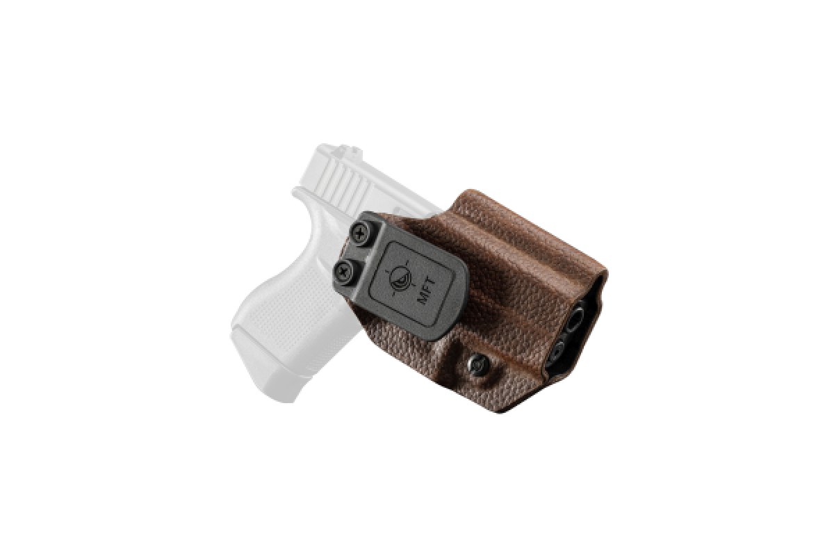 Mission First Tactical hybrid leather IWB holster for the Glock 43 and 43X