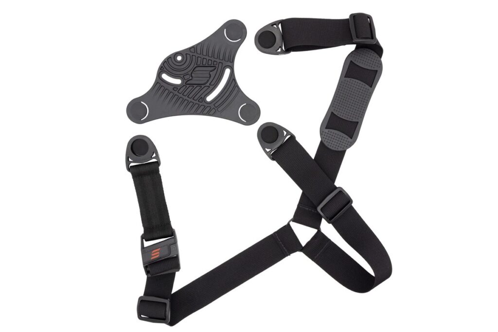 Safariland Chest Rig adapter plate and straps for 6TS and 7TS holsters