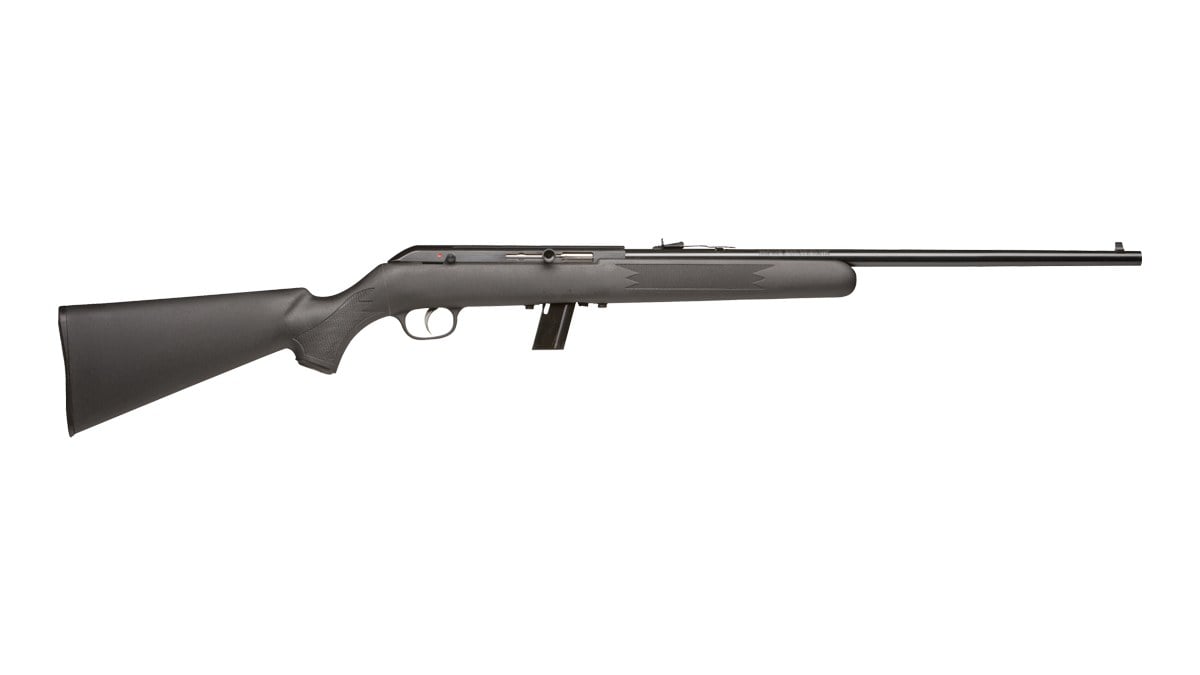 Savage 64 F semi-auto .22 LR rifle with black synthetic stock