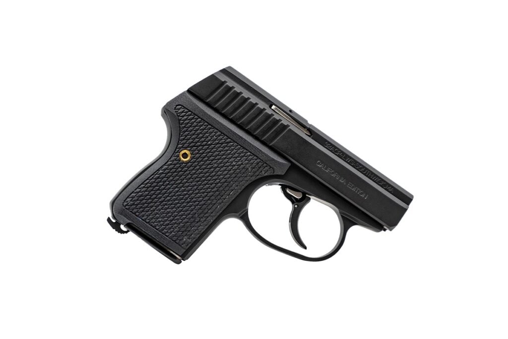 Seecamp LWS 32 California Edition pocket pistol in graphite black, Seecamp photo