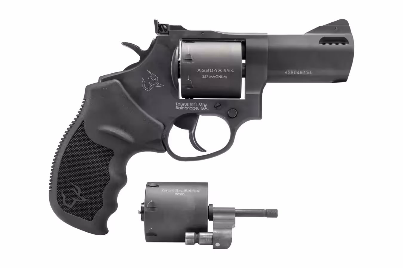 Taurus 692 2-692031 right side with its spare 9mm cylinder, Taurus photo