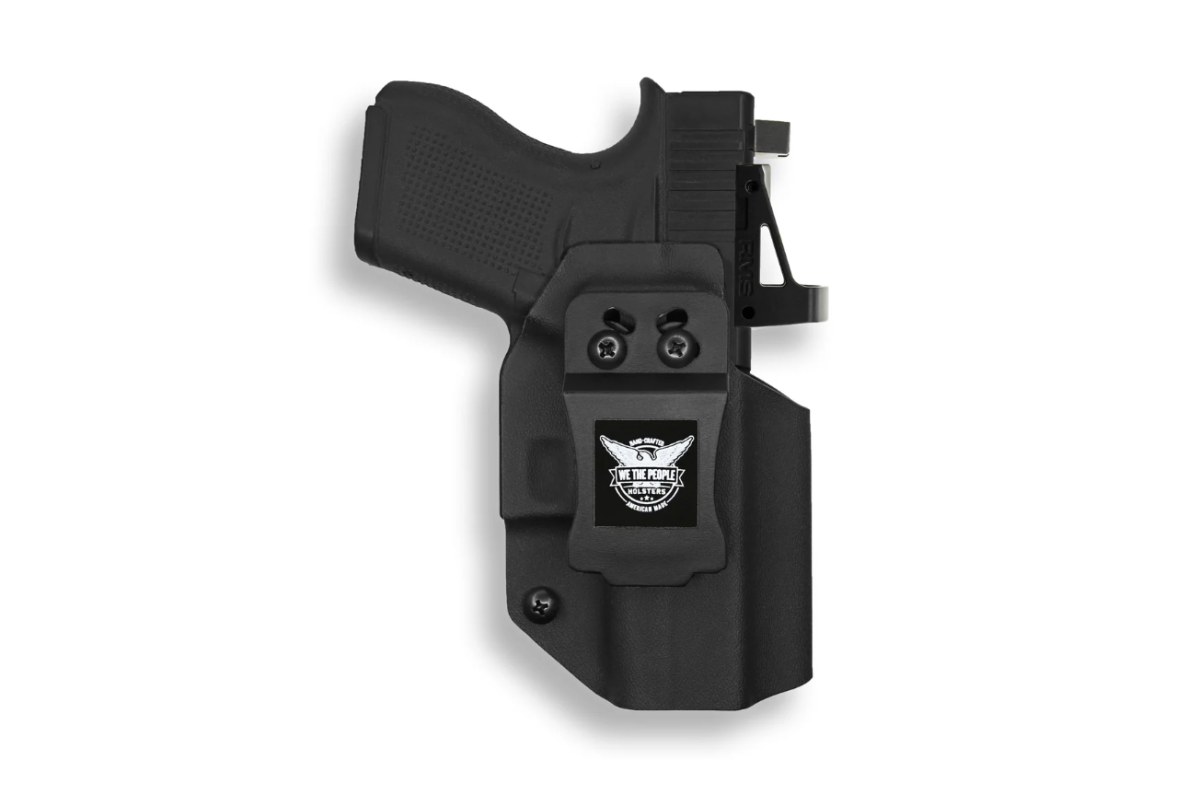 We The People red dot ready Kydex holster with a Glock 43X