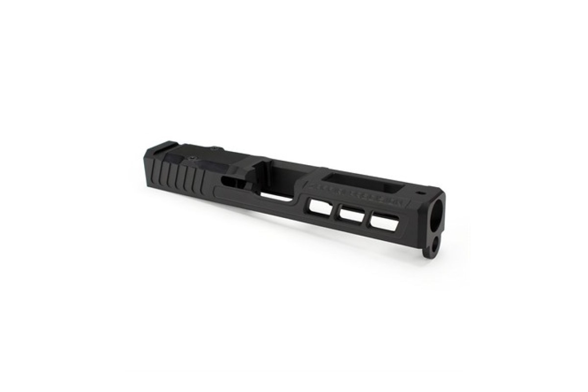 Zaffiri Precision ZPS.3 stripped slide for the Glock 19 Gen 3 with RMR optic cut and window cuts