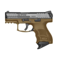 HK VP9SK 9mm FDE Striker-Fired Pistol with Night Sights and 3 Magazines