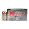 Hornady 357 Sig 135 gr FlexLock Critical Duty 20/Box