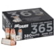 SIG SAUER Elite V-Crown .380ACP 90 Grain Jacketed Hollow Point Brass Cased Centerfire Pistol Ammo 20 Round