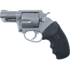 Charter Arms 73520 Mag Pug Standard Revolver Single/Double 357 Magnum 2.20 5 Round Black Rubber Grip Stainless