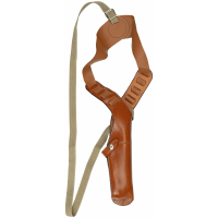 Bianchi X15 12361, Vertical Shoulder Holster, Right Hand, Tan, Med, Leather 12361