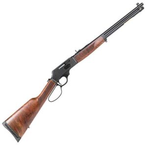 Henry Steel Side Gate 30-30 Winchester Blued/Walnut Lever Action Rifle - 20in - American Walnut