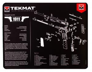 TekMat TEKMAT ARMORERS BENCH MAT ULTRA 15"X20" 1911 BLACK