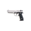 Beretta 92FS California Compliant 9mm Luger Pistol 4.9" Barrel 10+1 Round INOX Slide Black Grip INOX Frame