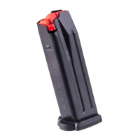 Heckler & Koch VP9/P30 Magazine 50255803, 9mm Luger, 17 Rounds, Red Follower, Steel, Compatible with VP9/P30.
