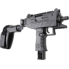 IWI UPP9SB UZI PRO Pistol 9mm 4.5 Black Poly w/ Brace Threaded Barrel - UPP9SB-T
