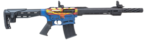 CITADEL BOSS-25 12GA 18.75" SEMI-AUTO SHOTGUN, ARIZONA FLAG CERAKOTE