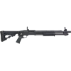 Mossberg 590R Pump 12 Gauge Shotgun 18.5" Black Barrel Black Pistol Grip