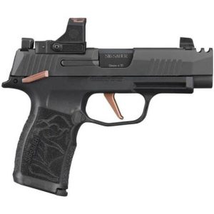 Sig Sauer P365XL Rose 9mm Luger 3.70in Black w/Rose Gold Accents Compact Pistol Kit - 12+1 Rounds Micro Compact